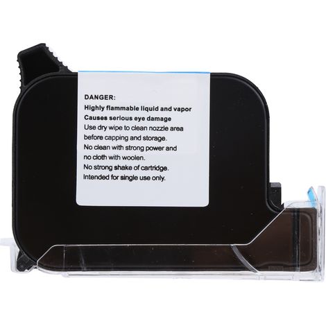 Imprimante jet d'encre portable, équipement d'impression à cartouches d'encre noire à double buse à séchage rapide (1/5)