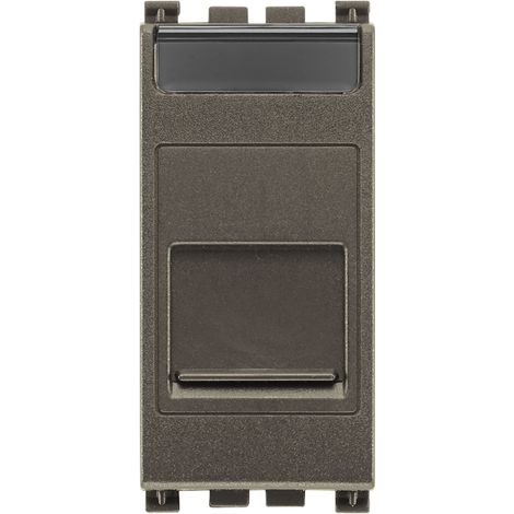 VIMAR - 19337.6.M Presa RJ45 Cat6 UTP con portello Metal