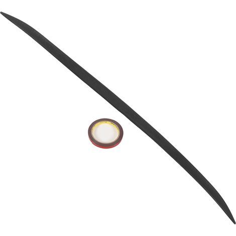 Aileron de Voiture, Becquet de Lèvre de Coffre Arrière en Fibre de Carbone Aileron Arrière Universel de Voiture (Noir). (1/5)