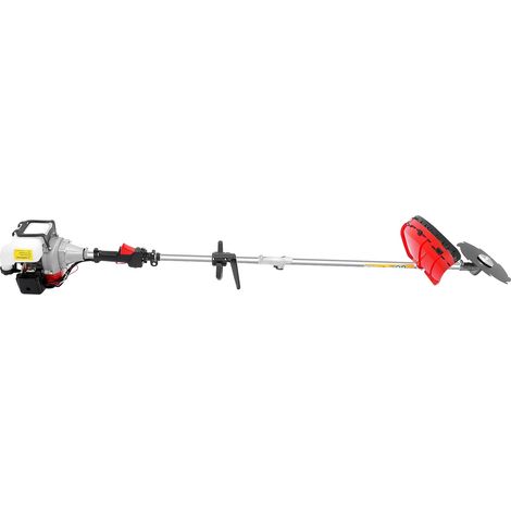 Cortacésped multifuncional, motor potente, diseño ligero, color rojo, enchufe europeo de 100V-240V. (1/2)