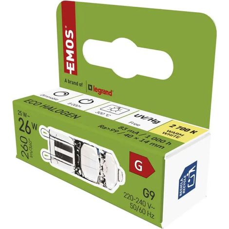 Ampoule halogène G9 25W 230V 260 lm (1/5)