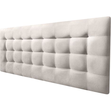 Cabecero Cama CANADÁ DELUXE tapizado tejido antimanchas Beige 165x70cm (1/4)