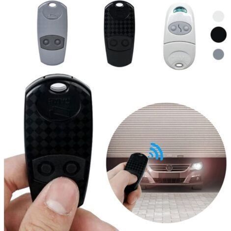 Telecommande Universelle Portail - telecommande Came top432EV, Telecommande Portail Universelle fit pour Venu Top 432NA/432/432EE/ 432A /432M/432S T432/CAME 432 with Pile Bouton 2 CR2016(Noir) H313 (1/5)