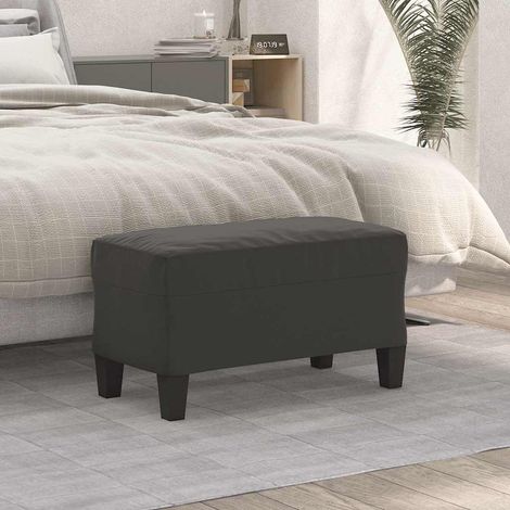Banc - Banc de salon - Banc de table Gris foncé 70x35x41 cm Tissu microfibre BV415778 - BonneVie (1/5)