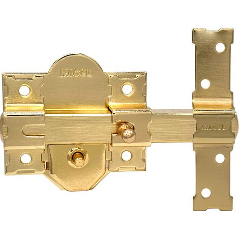 Serrure Laiton Satiné 50mm Sécurité Et Esthétique En Laiton Satiné - Micel