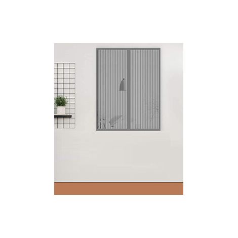 ZANZARIERA MAGNETICA P/FINESTRA 120X160CM GRIGIO- IRS- 1,0 pz