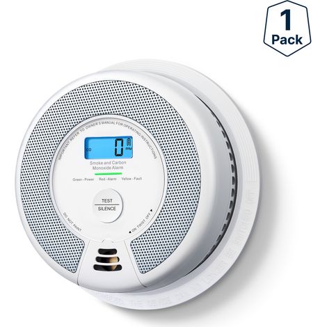 X-Sense Wi-Fi Rilevatori di Fumo e Monossido di Carbonio con Batteria Sostituibile, Compatibile con l'Applicazione X-Sense Home Security, Conforme Alle Norme EN 14604 e EN 50291, SC07-WX, 1 Pezzo