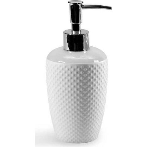 TRADE SHOP - Portasapone Liquido Golf 18 Cm Dispenser In Ceramica 2 Colori Assortiti 749599 - (1/2)