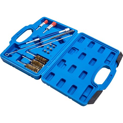 14pcs Universel Injecteur Seats Kit outil Nettoyage des sièges d'injecteur (1/5)