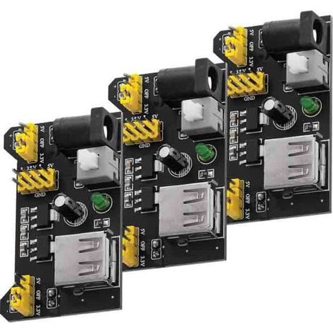 Module d'alimentation pour MB102 Breadboard 3.3V / 5V - FOLAYA - Programmable - Intérieur - 2A