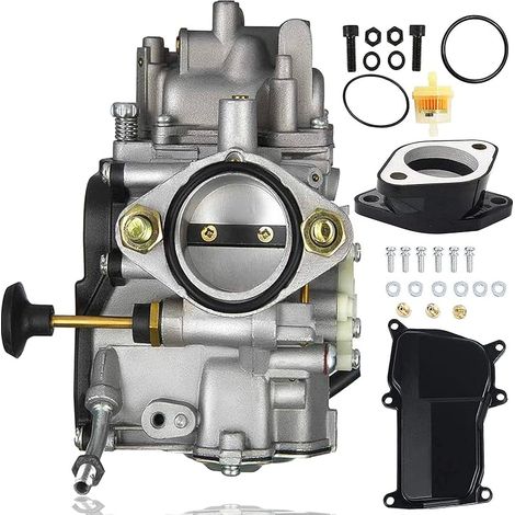 Compatible avec carburateur YFM350 + collecteur d'admission pour Yamaha Warrior 350 YFM350 X 1987-2004 ATV Quad Carb (1/5)