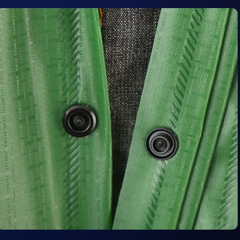 Lot imperméable PVC épais avec pantalon, réutilisable, vente en gros, idéal cueillette thé, chantier BTP, protection travail, 1,5J, vert, taille unique (1/5)