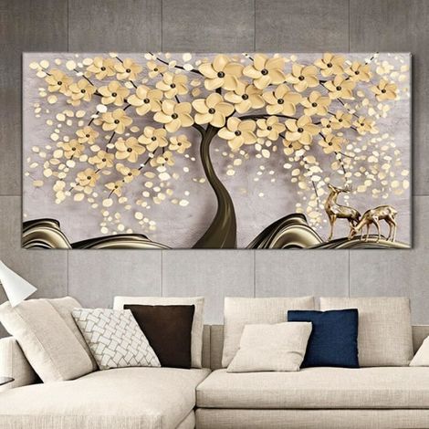 Impression sur toile - Image sur Toile - Un élément - Decoration murale - Tableaux Décoration Moderne - Tableau Mural - 10050CM- (1/4)