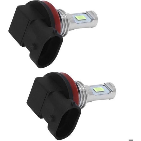 Ampoule Antibrouillard - H8 H11 - 80 W Paire - 3200 Lm - 8000 K Bleu Glacier - Aluminium - DC 12 V 24 V - Pour Voiture (1/5)