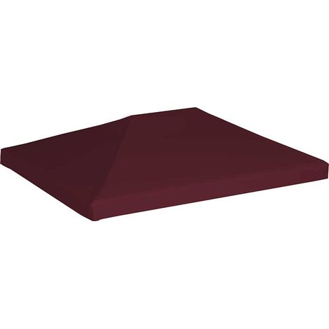 vidaXL Gazebo-Dach 310 g/m² 3x4 m Bordeaux