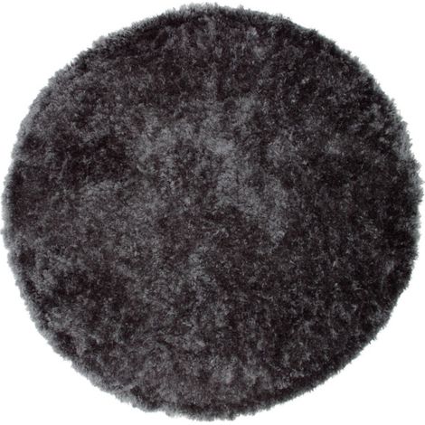 Tapis Rond Design "Natta" 200cm Gris Foncé (1/5)