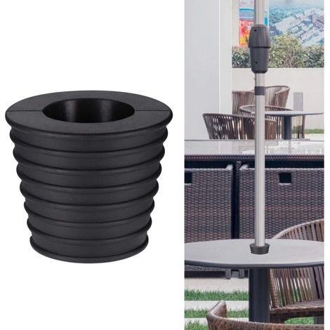 Cône de Parapluie Support de Base. pour Ouverture et Stabilité du Trou de Table Patio ou Support de Base pour Parasol. Pied de Parasol. 1.5" Parasol (1/4)
