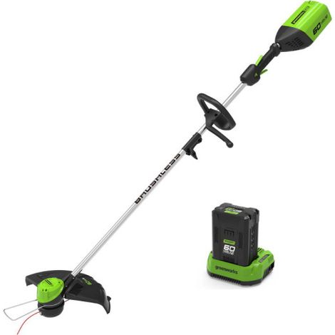 Decespugliatore 40cm 60V GREENWORKS - Batteria 2,0Ah - Caricabatterie - GD60LTK2