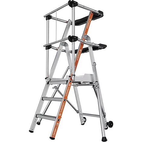 Podestleiter 4-stufig  -  Max. Arbeitshöhe 2.70m - 2274153