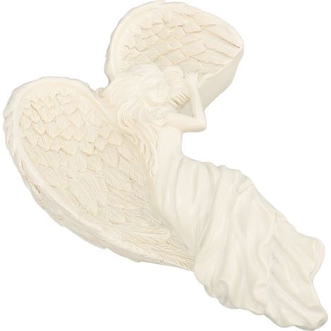 Décoration de cadre de porte ange - Sculpture d'aile d'ange en résine unique et exquise pour la maison et le bureau (1/5)
