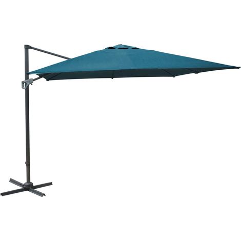 PROLOISIRS Parasol Deporte 3X4/8 Nh20 Inclinable Manivelle - Bleu (1/3)