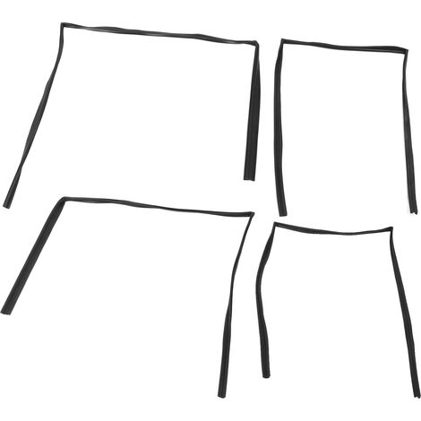 Bande d'étanchéité pour moulage de fenêtre, bandes de ceinture de porte en caoutchouc de remplacement pour Toyota Land Cruiser FZJ80 FJ80, 68152 – 60011 (1/5)