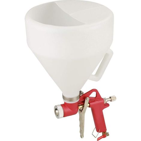 Pistolet de pulvérisation de mortier de Ciment 6 l avec 3 Embouts de 4/6/8 mm pour décoration de Maison, Construction, pour Plaque de Plâtre de Stuc ou Même du Mastic (1/5)
