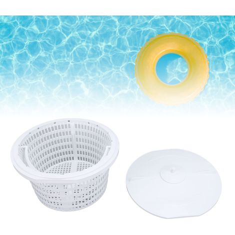 Panier Filtre Skimmer pour Piscine avec Poignée et Couvercle Replacement Panier Filter Skimmer Basket 1091LX (1/5)