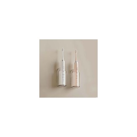 Support Brosse a Dent Electrique 2 Pièces, Porte Brosse à Dents Autocollant, Adhésif Puissant, Support Brosse a Dent Murale sans Perçage, Porte Brosse à Dents Electrique pour Salle de Bain (1/5)