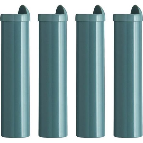 Ebac Literie – Pieds de lit en plastique ABS H 22 cm – 4 pieds pour sommier métal – Vis de fixation incluses – Éco-conçu, fabrication française