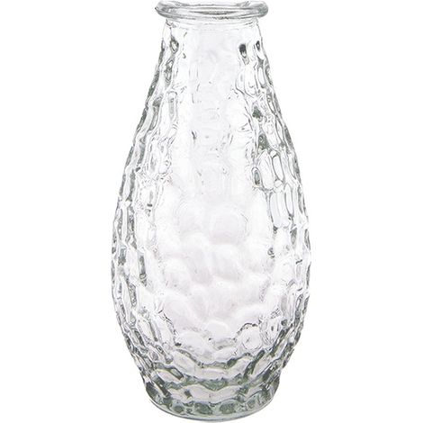 Vase Soliflore en Verre Transparent 7 x 14 cm Décoration Intérieure Style Classique - PANGIVO