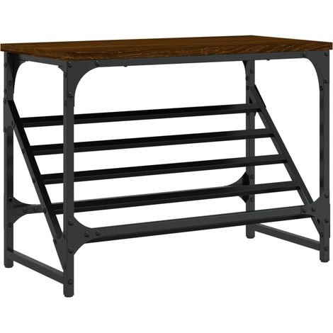 Étagère à chaussures, Range-chaussures chêne marron 60x30x45 cm bois d'ingénierie fr9800 - Maison La Vie (1/5)
