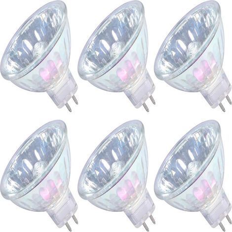 MR16 Halogenlampor 20W 12V GU5.3 Spotlights för Takbelysning Dimbar, 36° Strålvinkel, 3000K Varmvitt, 2-stiftsbas, 6-pack (1/4)