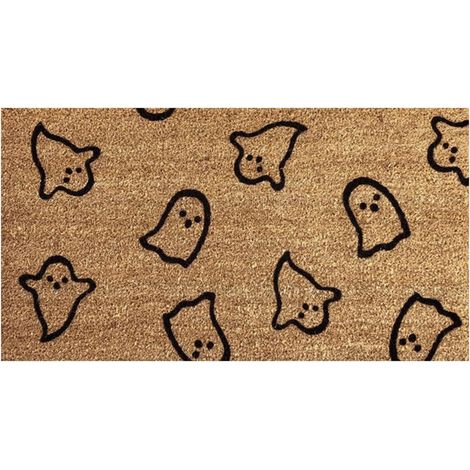 Tapis De Seuil - Tapis D'Accueil Anti-Dérapant Pour Porte D'Entrée - Intérieur Extérieur - Décoration Automnale Et Halloween - 30 X 20 Cm - 1 Pièce (1/5)