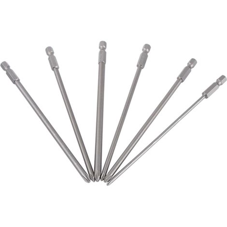 6 embouts de tournevis cruciformes PH1 PH2 (1/5)