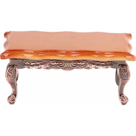 Table de Salon Miniature 1:12 pour Maison de Poupée - Modèle de Table Basse Accessoire Décoratif (1/5)