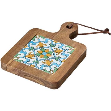 Dessous de plat isolants en bois massif, sets de table rétro pour la maison D-- (1/5)