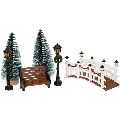 Set aus 6 Deko-Accessoires für Dorf - Feeric lights & christmas