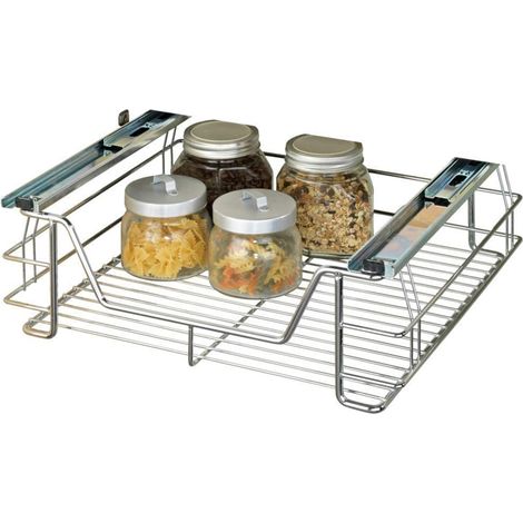 Wenko 5921500 - Inserto con ripiani per pensili, 51 x 18,5 x 40 cm (1/4)