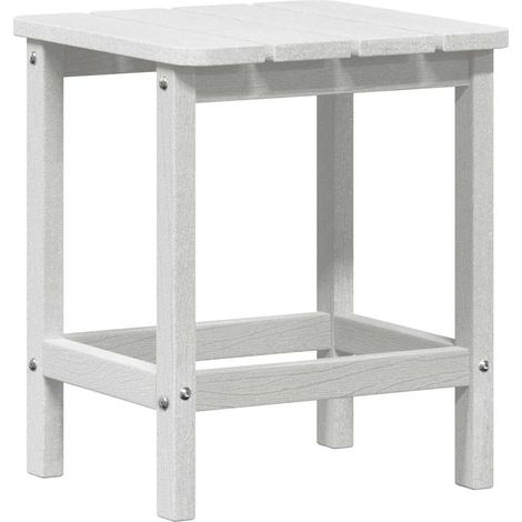 Table d'appoint,Table basse,Table de Salon Adirondack Blanc 38 x 38 x 46 cm HDPE CFW88843 (1/5)