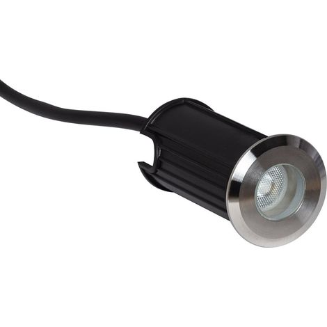 Spot Extérieur LED Encastrable au sol 12V DC Tiziano 2700K Blanc chaud