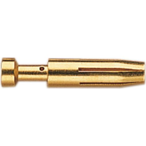 HARTING E-Goldtec Crimpkontakt Kontaktbuchse (F) 4mm² AWG12 gold, 1 Stück Werkstoff Kupferlegierung - 1 Stück
