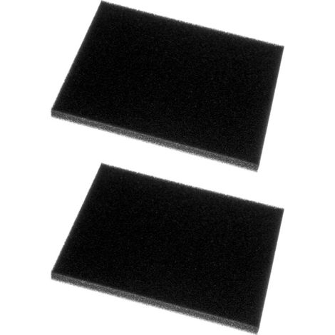 Trade-Shop Abluftfilter / Schaumstoff-Filter / Schaumfilter 145 x 155mm für Philips 432200039691, CP0789 / Staubsauger Zubehör Ersatzteil - 2 Stück (1/2)