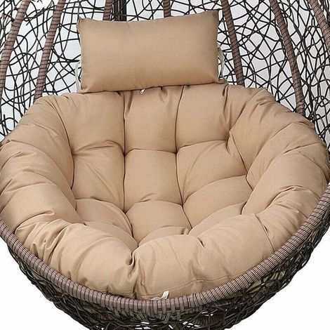 Hanging chair cushion 105x15cm – Thick cotton and polyester blend – Non-slip and washable – For indoor and outdoor use (1/4)