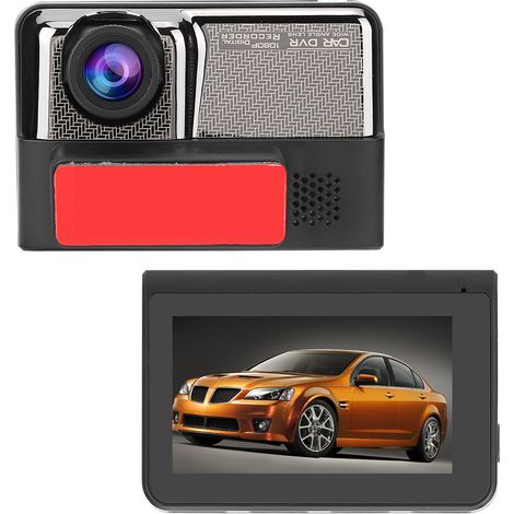 3-Zoll-1080p-Touchscreen-Autorekorder, Auto-DVR, HD-Fahrzeugvideo-Dashcam-Rekorder (1/5)
