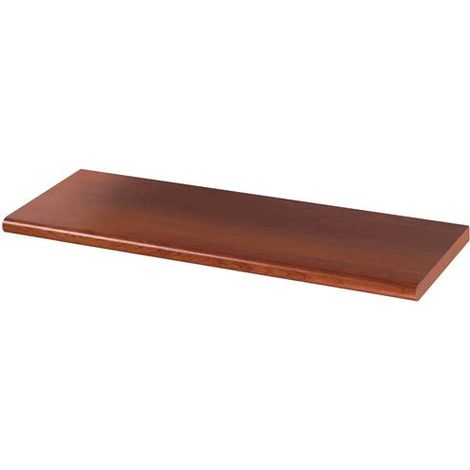 4 pz mensola ciliegio rettangolare ripiano in legno mensole 60x25x2,5 cm