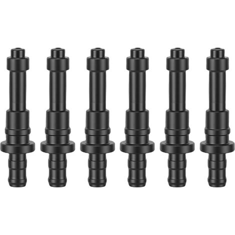 6er-Pack Milchschlauchanschlüsse aus Karton (PC) für Melitta-, Siemens-, Jura- und Nivona-Kaffeemaschinen, 3,3 cm (1/5)