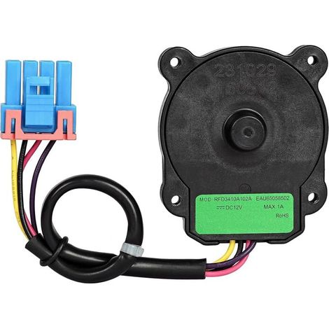 Evaporator fan motor for refrigerator EAU65058502, compatible with LG refrigerators LFXS26596S/02, LRMDS3006S/01, LMWS27626S/04, LMXS28626S/06, LFXS26596S/04 and LFXS28968S/06 (1/5)
