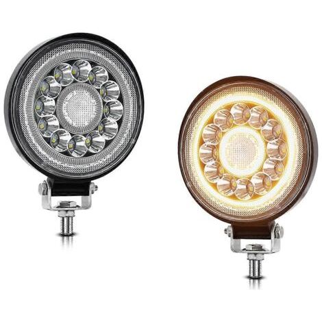 Runde 4-Zoll-LED-Scheinwerfer für Geländefahrzeuge, LED-Arbeitsscheinwerfer für Traktoren --- (1/5)