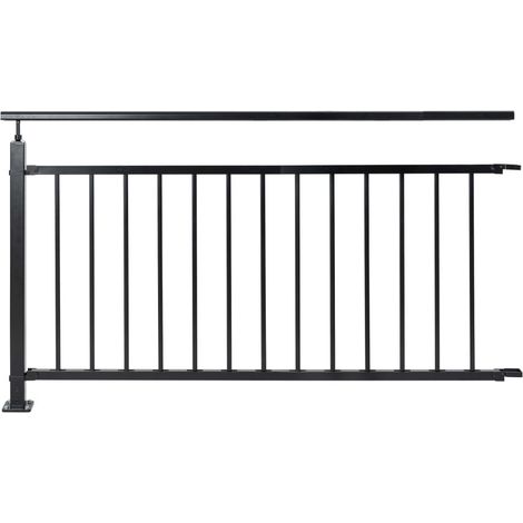 DOLLE Geländerset Acadia 150 cm schwarz Geländerset